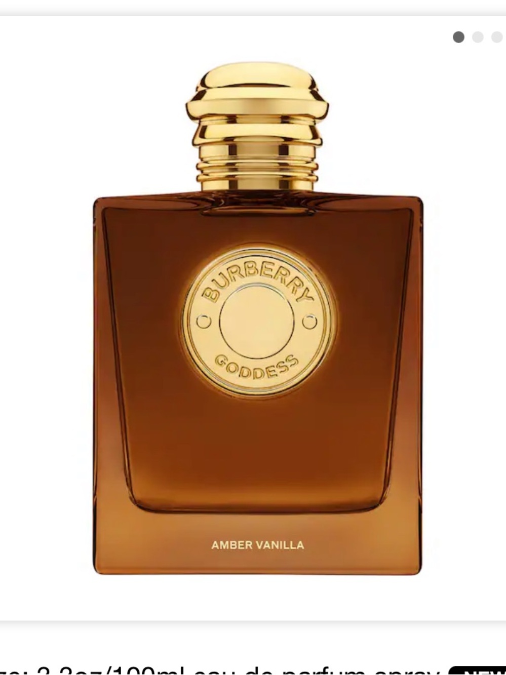 Burberry Goddess Amber Vanilla  - 3.3oz